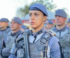 A Polícia Militar participa de maneira estratégica, mobilizando efetivo local e unidades especializadas 