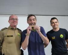PMPR realiza torneio de vôlei com presença de atleta campeão pela seleção brasileira