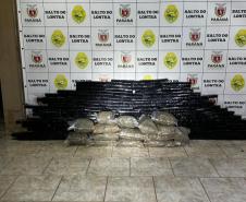 PMPR apreende quase 300 quilos de maconha durante o final de semana no sudoeste 