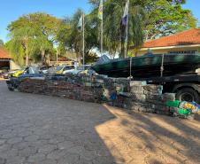 Polícia Militar do Paraná apreende mais de duas toneladas de maconha em embarcações no Rio Paraná
