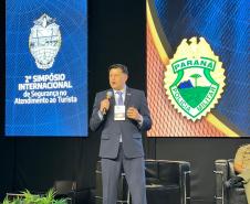 Governador prestigia simpósio internacional da PMPR sobre segurança no turismo