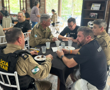 BPTran celebra o Dia do Militar Estadual Veterano com almoço especial