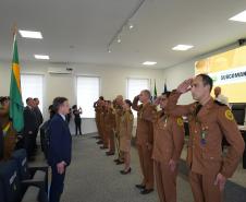 Polícia Militar do Paraná realiza solenidade para comemorar 15° aniversário do Subcomando-Geral da corporação