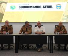 Polícia Militar do Paraná realiza solenidade para comemorar 15° aniversário do Subcomando-Geral da corporação