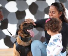 Quartéis da PMPR recebem comunidade em tarde de integração e proximidade