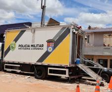 Polícia Militar do Paraná intensifica apoio às vítimas do tornado em Rio Bonito do Iguaçu
