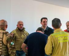 Polícia Militar do Paraná intensifica apoio às vítimas do tornado em Rio Bonito do Iguaçu