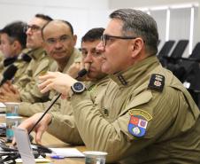 Reunião de Gestão de Desempenho Operacional da PMPR é realizada em Foz do Iguaçu