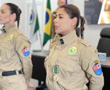 solenidade alusiva aos 34 anos de criação do Centro de Educação Física e Desportos (CEFID) é marcado por homenagens, reconhecimento profissional e valorização da saúde e do preparo físico dos policiais militares.