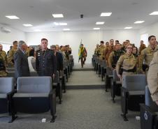 solenidade alusiva aos 34 anos de criação do Centro de Educação Física e Desportos (CEFID) é marcado por homenagens, reconhecimento profissional e valorização da saúde e do preparo físico dos policiais militares.