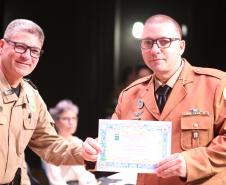 O evento marcou a conclusão da formação de sargentos de diversas regiões do estado