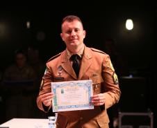 O evento marcou a conclusão da formação de sargentos de diversas regiões do estado