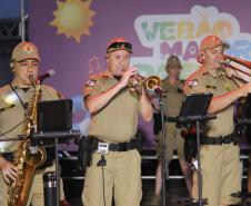 Para este ano, a Banda da PMPR apresenta um repertório totalmente renovado, preparado especialmente para a temporada de verão