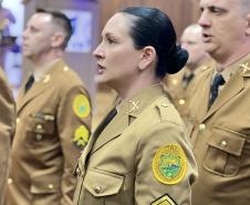 O evento, que marcou a conclusão da capacitação de 31 sargentos da Corporação