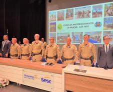 O evento marcou a conclusão da formação de sargentos de diversas regiões do estado