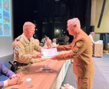 O evento marcou a conclusão da formação de sargentos de diversas regiões do estado