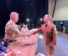 O evento marcou a conclusão da formação de sargentos de diversas regiões do estado