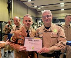 O evento marcou a conclusão da formação de sargentos de diversas regiões do estado