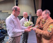 O evento marcou a conclusão da formação de sargentos de diversas regiões do estado