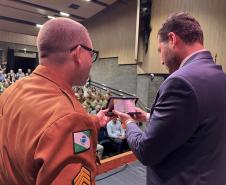 O evento marcou a conclusão da formação de sargentos de diversas regiões do estado