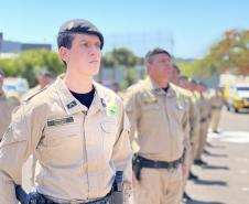 O evento marcou o encerramento da formação de 3º sargentos