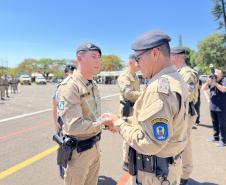 O evento marcou o encerramento da formação de 3º sargentos