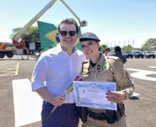 O evento marcou o encerramento da formação de 3º sargentos