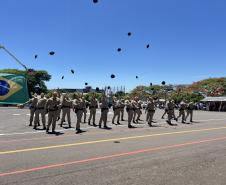 O evento marcou o encerramento da formação de 3º sargentos