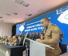 A turma é composta por 29 oficiais superiores da Polícia Militar do Paraná e um oficial superior do Corpo de Bombeiros Militar do Maranhão