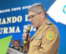 A turma é composta por 29 oficiais superiores da Polícia Militar do Paraná e um oficial superior do Corpo de Bombeiros Militar do Maranhão