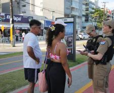 Ação Maria da Penha em Matinhos