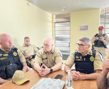 Entre os principais temas abordados estiveram as medidas de segurança para as festas de virada de ano e para os eventos do Verão Maior Paraná