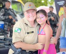 A Ação reuniu moradores e turistas em uma programação voltada à aproximação entre as forças de segurança e a população