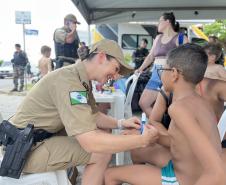 A Ação reuniu moradores e turistas em uma programação voltada à aproximação entre as forças de segurança e a população