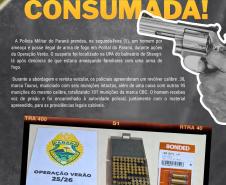 Com periodicidade semanal ao longo de toda a operação, a publicação destaca o trabalho técnico, humano e profissional dos homens e mulheres da PMPR