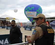 Comandante-Geral da PMPR prestigia Desafio Olímpico de Vôlei em Caiobá