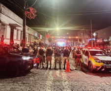 PMPR garante segurança na programação de Réveillon em Antonina