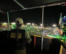 a Polícia Militar do Paraná (PMPR) desempenhou um papel fundamental para que o evento ocorresse de forma segura