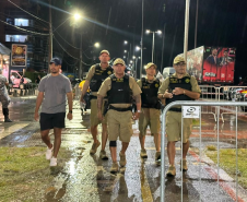 PMPR garante segurança em Show para 167 mil pessoas em Matinhos