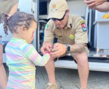 O espetáculo aconteceu no Palco Sunset, instalado no Morro do Cristo