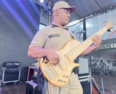 O espetáculo aconteceu no Palco Sunset, instalado no Morro do Cristo