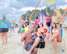 O espetáculo aconteceu no Palco Sunset, instalado no Morro do Cristo