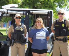 O desejo foi concretizado durante as ações rotineiras de policiamento na região, transformando a manhã em um momento inesquecível para a jovem