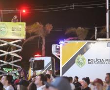 A atuação conjunta das equipes permitiu resposta rápida a eventuais situações e reforçou a presença ostensiva