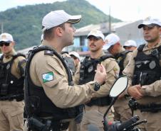 BPTran intensifica policiamento e garante fluidez no trânsito durante o Verão Maior Paraná no Litoral