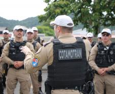 BPTran intensifica policiamento e garante fluidez no trânsito durante o Verão Maior Paraná no Litoral