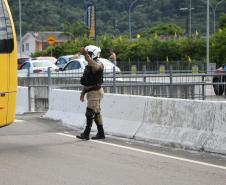 BPTran intensifica policiamento e garante fluidez no trânsito durante o Verão Maior Paraná no Litoral