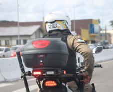 BPTran intensifica policiamento e garante fluidez no trânsito durante o Verão Maior Paraná no Litoral