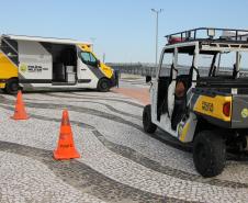 Cinto afivelado e sorriso no rosto: a “Voltinha UTV PMPR” conquista a criançada no litoral