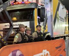 Policiamento show Pontal do Paraná dia 18